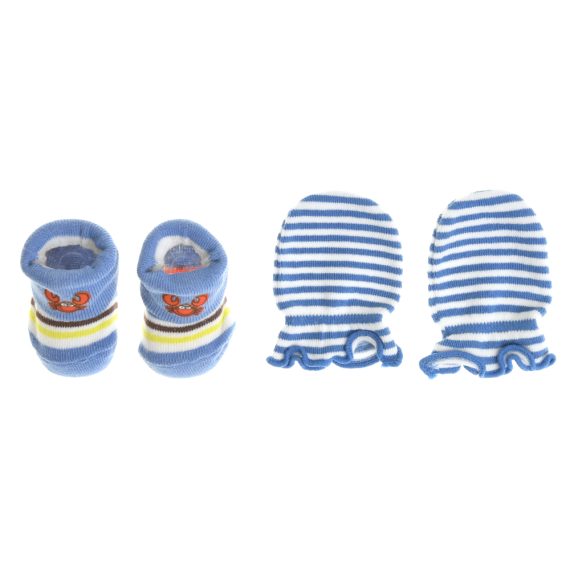 Mix & Max Baby Gift Set One size (Head Icecap+Sock+Hand Cover) Cotton 100% - Ilovdaddy