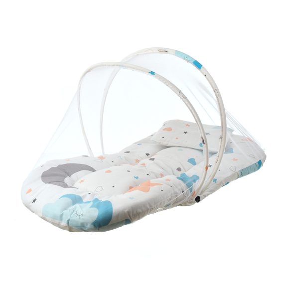 Mix & Max Baby Travel Portable Bed Tent Crib sponge Mattress bed with Mosquito and Pillow #461