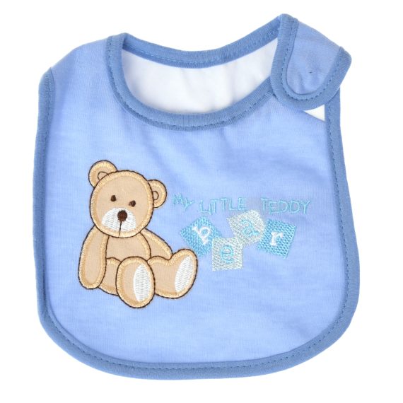 Mix & Max Baby Perfect Gift Set One size (Bib+Sock+Hand Cover) Cotton 100% - Navy Bear