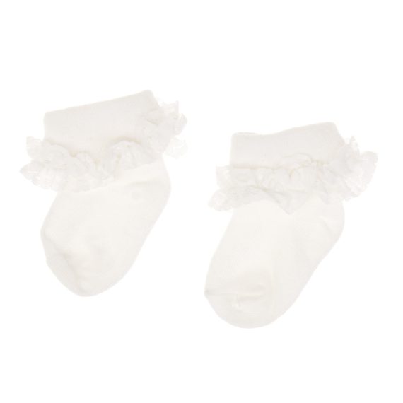Mix & Max Baby Gift (2 Sets) One size ( Sock + Sortiet Microfiber Headband Elastic Makeup ) - 2 sets