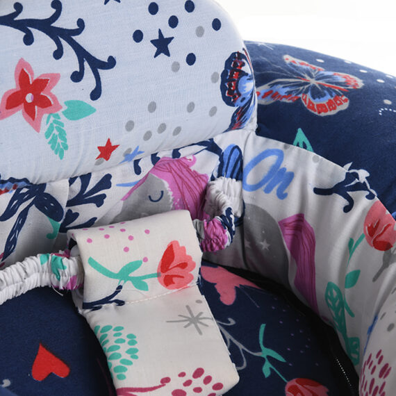 Mix &Max Multi use 2-in-1 Maternity Pillow + Baby sitting help Pillow Cotton 100% # 481