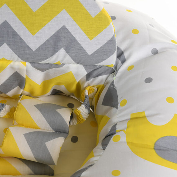Mix &Max Multi use 2-in-1 Maternity Pillow + Baby sitting help Pillow Cotton 100% # 481