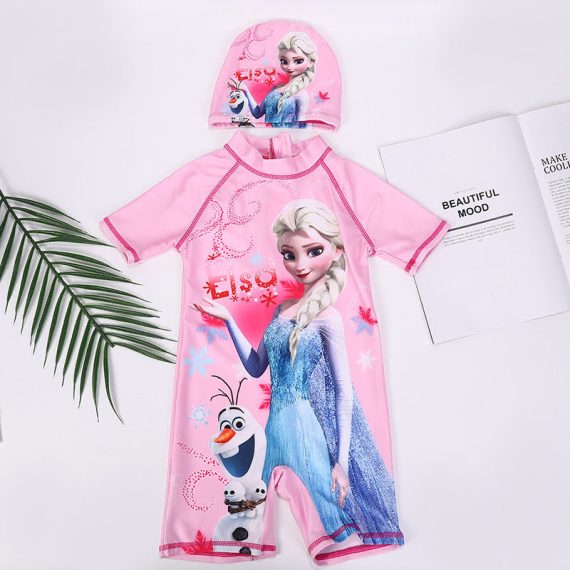 Mix & Max Girls One Piece Swimsuit (4 sizes From 2Y to 12Y) # AW04