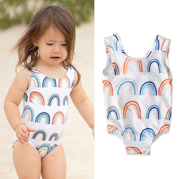 Mix & Max Girls One Piece Swimsuit (4 sizes From 6M to 4Y) # AW14
