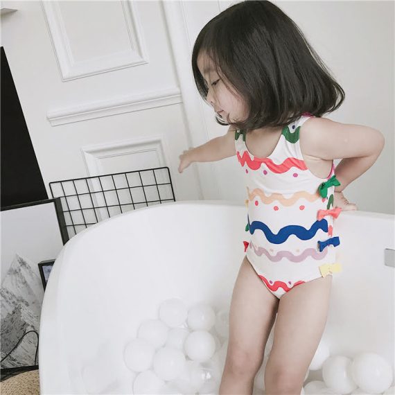 Mix & Max Girls One Piece Swimsuit (4 sizes From 3M to 4Y) # AW22