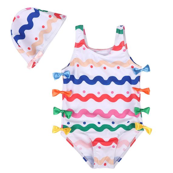 Mix & Max Girls One Piece Swimsuit (4 sizes From 3M to 4Y) # AW22