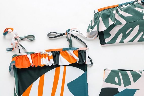Mix & Max Girls One Piece Swimsuit (4 sizes From 6M to 4Y) # AW30