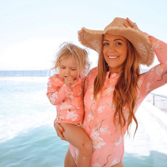 Mix & Max Girls One Piece Swimsuit (4 sizes From 6M to 4Y) # AW31
