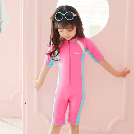 Mix & Max Girl One Piece Swimsuit (7 sizes From 2Y to 12Y) # AW34