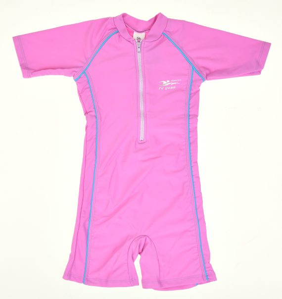 Mix & Max Girl Half Sleeves Swimsuit (5 sizes From 2 to 10 years) # AW39