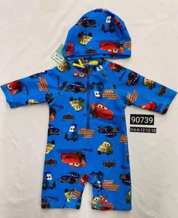 Mix & Max Baby One Piece Salobet Swimsuit (3 sizes From Zero to 18M) # AW53