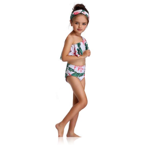Mix & Max Girly 2 Pieces Swimsuit (5 sizes From 2Y to 10Y) # AW24