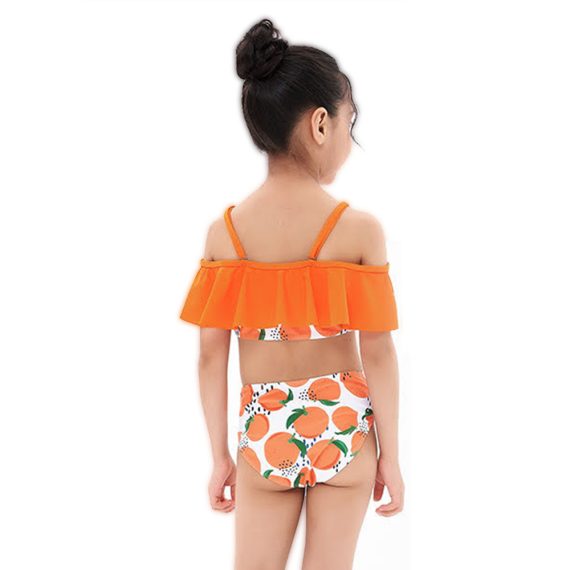 Mix & Max Girly 2 Pieces Swimsuit (6 sizes From 2Y to 12Y) # AW29