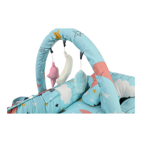 Mix &Max Baby Nest Lounger for Co Sleeping Newborn Sleeper Baby Sleeping Bed Machine Washable, Adjustable Size , Double Face # N1