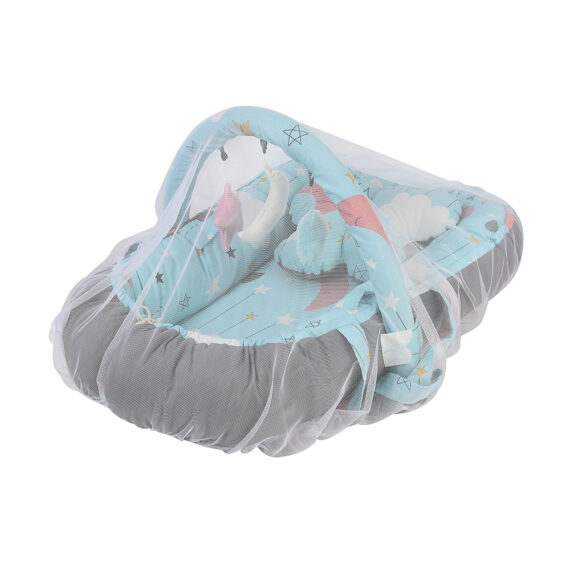 Mix &Max Baby Nest Lounger for Co Sleeping Newborn Sleeper Baby Sleeping Bed Machine Washable, Adjustable Size , Double Face # N1