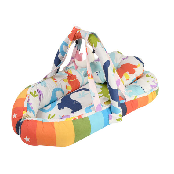 Mix &Max Baby Nest Lounger for Co Sleeping Newborn Sleeper Baby Sleeping Bed Machine Washable, Adjustable Size , Double Face # N1