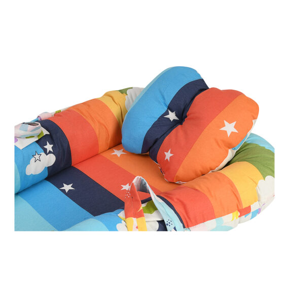 Mix &Max Baby Nest Lounger for Co Sleeping Newborn Sleeper Baby Sleeping Bed Machine Washable, Adjustable Size , Double Face # N1
