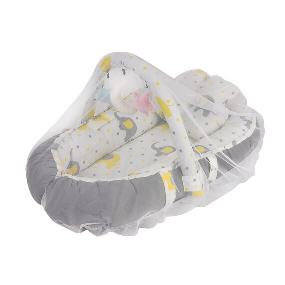 Mix &Max Baby Nest Lounger for Co Sleeping Newborn Sleeper Baby Sleeping Bed Machine Washable, Adjustable Size , Double Face # N1