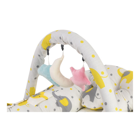 Mix &Max Baby Nest Lounger for Co Sleeping Newborn Sleeper Baby Sleeping Bed Machine Washable, Adjustable Size , Double Face # N1