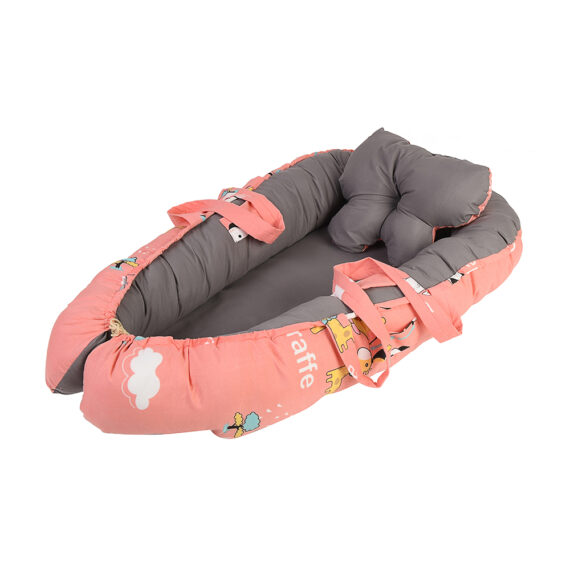 Mix &Max Baby Nest Lounger for Co Sleeping Newborn Sleeper Baby Sleeping Bed Machine Washable, Adjustable Size , Double Face # N1