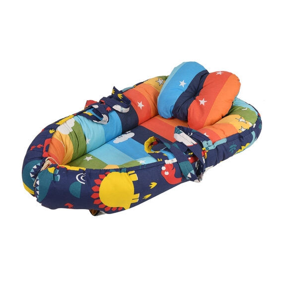 Mix &Max Baby Nest Lounger for Co Sleeping Newborn Sleeper Baby Sleeping Bed Machine Washable, Adjustable Size , Double Face # N1
