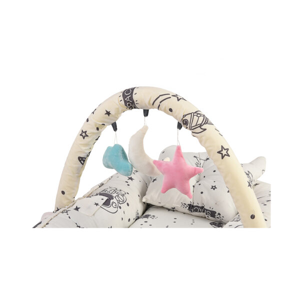 Mix &Max Baby Nest Lounger for Co Sleeping Newborn Sleeper Baby Sleeping Bed Machine Washable, Adjustable Size , Double Face # N1