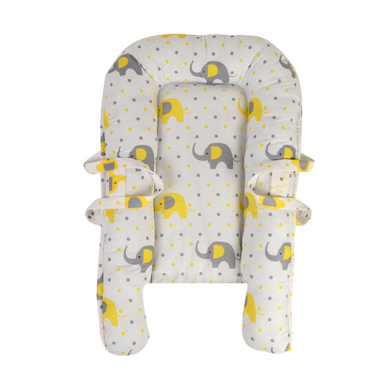 Mix &Max Baby Nest Lounger for Co Sleeping Newborn Sleeper Baby Sleeping Bed Machine Washable, Adjustable Size , Double Face # N1