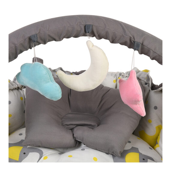 Mix &Max Baby Cozy Spot Reversible Duvet Activity Gym & Play Mat - Double Face - Age Newborn + # N2