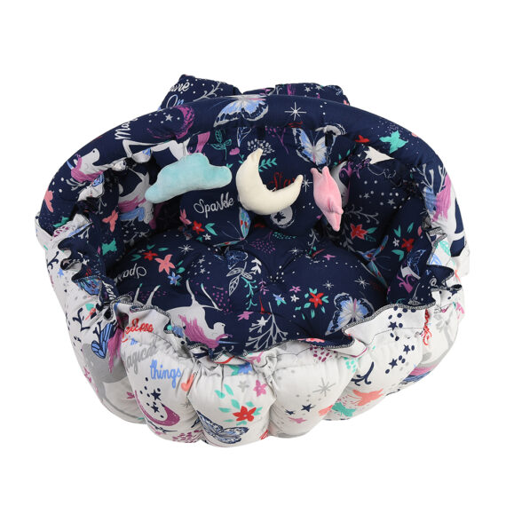 Mix &Max Baby Cozy Spot Reversible Duvet Activity Gym & Play Mat - Double Face - Age Newborn + # N2