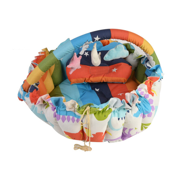 Mix &Max Baby Cozy Spot Reversible Duvet Activity Gym & Play Mat - Double Face - Age Newborn + # N2