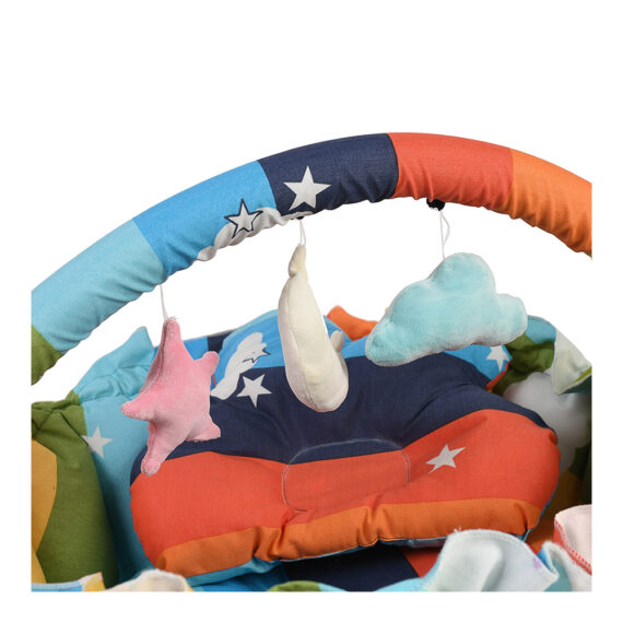 Mix &Max Baby Cozy Spot Reversible Duvet Activity Gym & Play Mat - Double Face - Age Newborn + # N2
