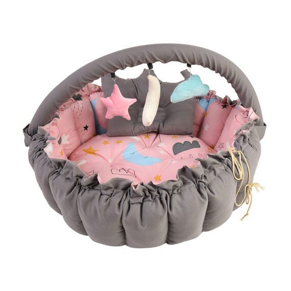 Mix &Max Baby Cozy Spot Reversible Duvet Activity Gym & Play Mat - Double Face - Age Newborn + # N2