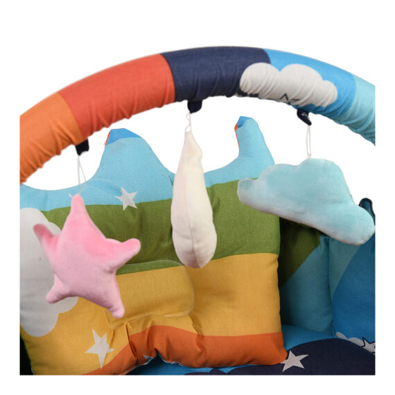 Mix &Max Baby Cozy Spot Reversible Duvet Activity Gym & Play Mat - Double Face - Age Newborn + # N2