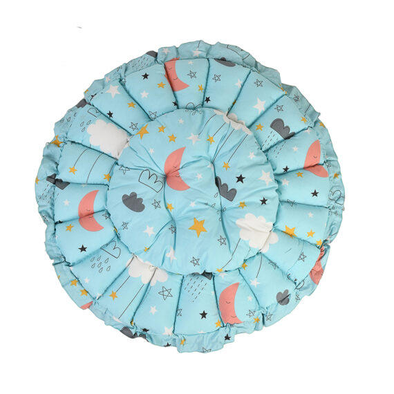 Mix &Max Baby Cozy Spot Reversible Duvet Activity Gym & Play Mat - Double Face - Age Newborn + # N2