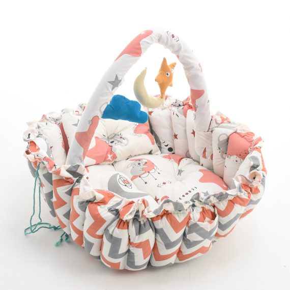 Mix &Max Baby Cozy Spot Reversible Duvet Activity Gym & Play Mat - Double Face - Age Newborn + # N2