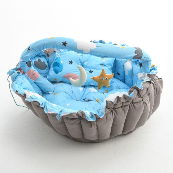 Mix &Max Baby Cozy Spot Reversible Duvet Activity Gym & Play Mat - Double Face - Age Newborn + # N2