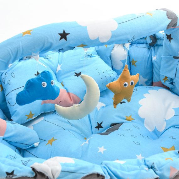 Mix &Max Baby Cozy Spot Reversible Duvet Activity Gym & Play Mat - Double Face - Age Newborn + # N2