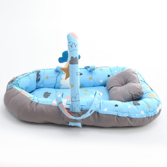 Mix &Max Baby Nest Lounger for Co Sleeping Newborn Sleeper Baby Sleeping Bed Machine Washable, Adjustable Size , Double Face # N1