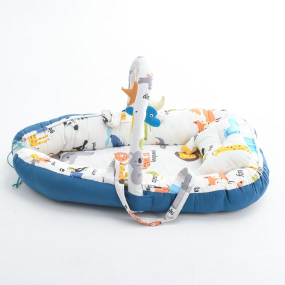 Mix &Max Baby Nest Lounger for Co Sleeping Newborn Sleeper Baby Sleeping Bed Machine Washable, Adjustable Size , Double Face # N1