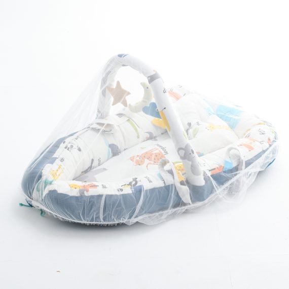 Mix &Max Baby Nest Lounger for Co Sleeping Newborn Sleeper Baby Sleeping Bed Machine Washable, Adjustable Size , Double Face # N1