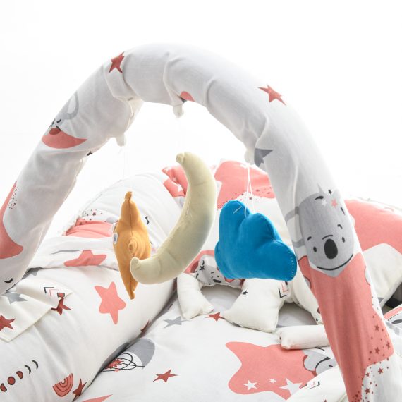 Mix &Max Baby Nest Lounger for Co Sleeping Newborn Sleeper Baby Sleeping Bed Machine Washable, Adjustable Size , Double Face # N1
