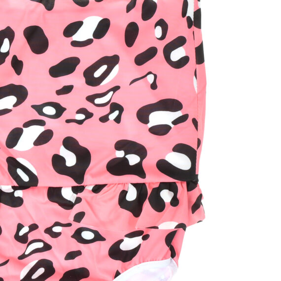 Mix & Max Girls Swimsuit and Swimming Cap Printed Circles Set of 2 pieces Two Piece Swimsuit (4 sizes From 6M to 4Y)  # 32