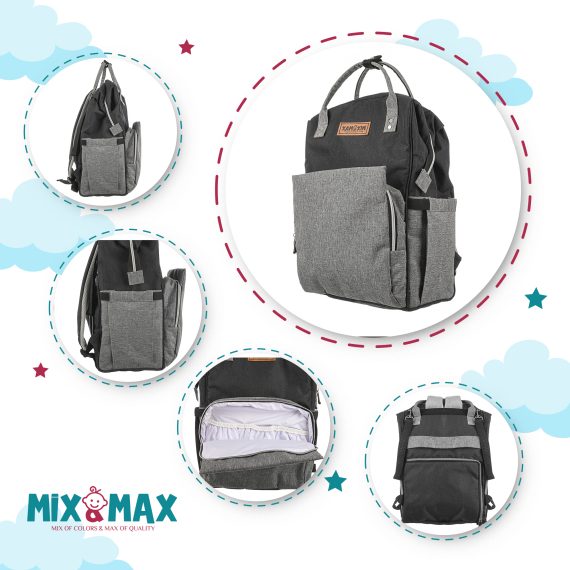Mix & Max Diaper Backpack bag waterproof multifunction #2103