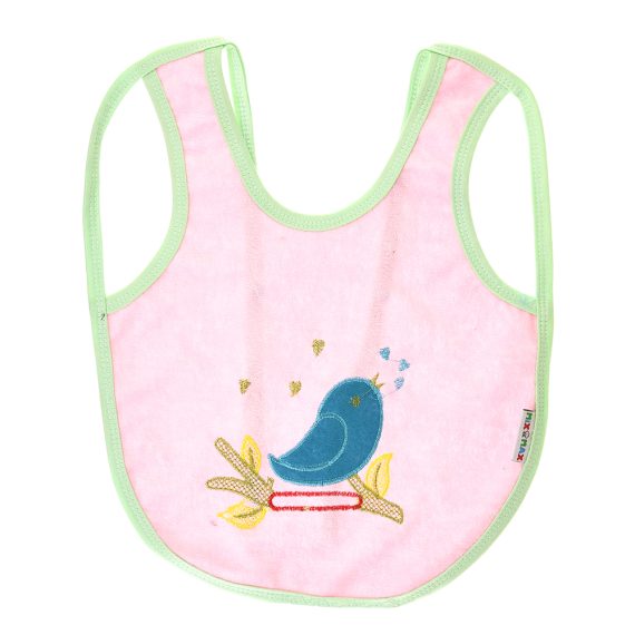 Mix &Max Multi-color Bib with embroidery diaper back size 38*29cm (2 Pieces) #901