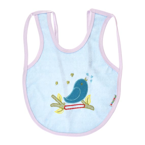 Mix &Max Multi-color Bib with embroidery diaper back size 38*29cm (2 Pieces) #901