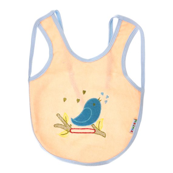 Mix &Max Multi-color Bib with embroidery diaper back size 38*29cm (2 Pieces) #901