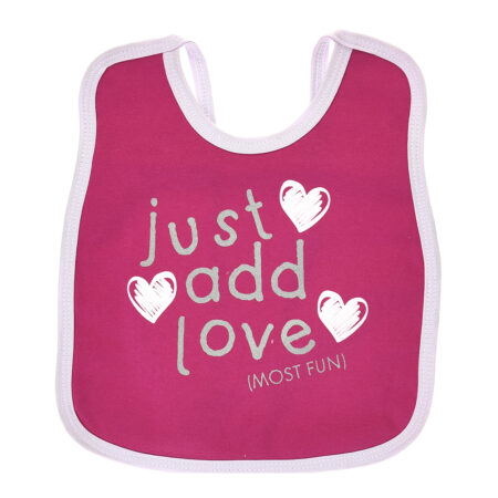Mix &Max Multi-colors Printed Bib with diaper back size 38*29cm (2 Pieces) Girl #801g