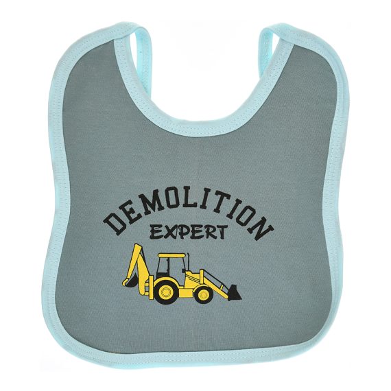 Mix &Max Multi-colors Printed Bib with diaper back size 27*19cm (2 Pieces) Boys #802b