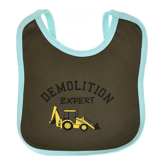 Mix &Max Multi-colors Printed Bib with diaper back size 27*19cm (2 Pieces) Boys #802b