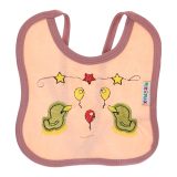 Mix &Max Multi-colors Bib with embroidery with diaper back Average size 27*19cm (2 Pieces) #902